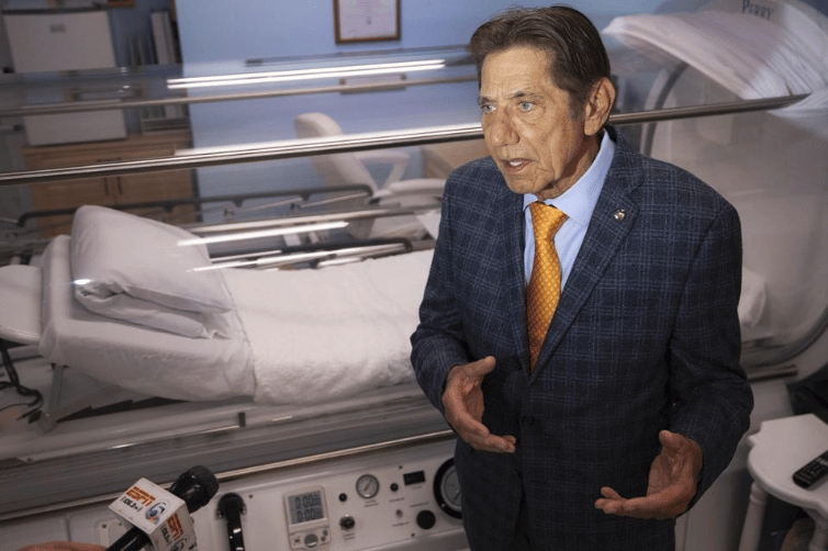 Joe Namath Says After Oxygen Treatments, his Brain is Once Again Healthy